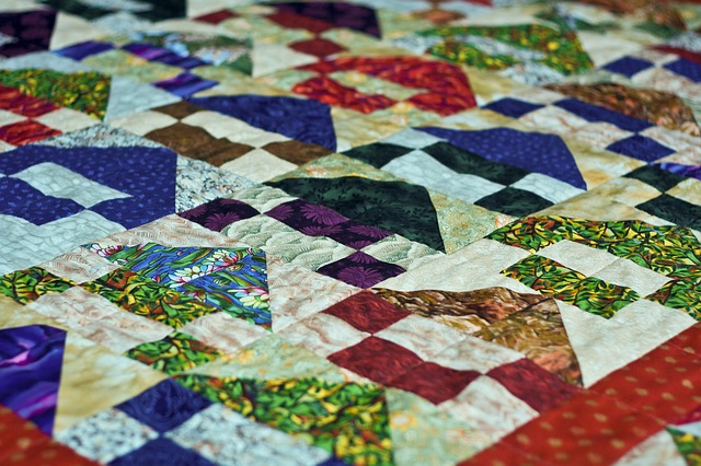 quilting example, block style rustic traditional quilt